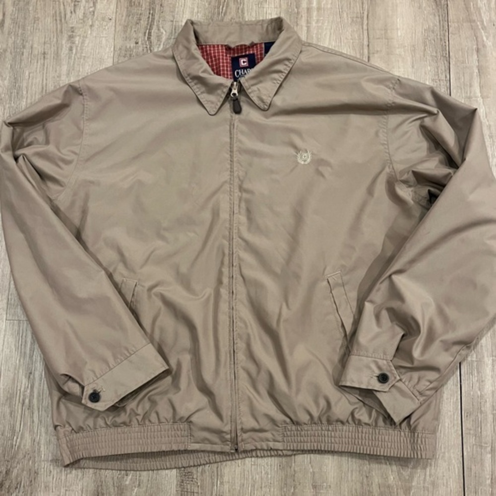 Chaps Men's Tan Windbreaker Jacket XL